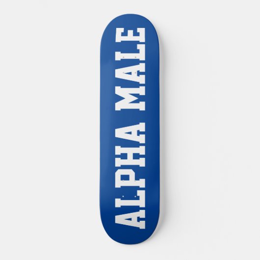 TST ALPHA MALE Skateboard (Vorderseite)