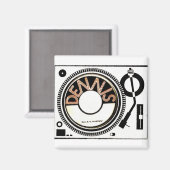 TST/DENNIS TURNTABLE MERCHANDISE MAGNET (Vorderseite/Rückseite)