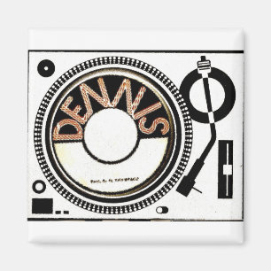 TST/DENNIS TURNTABLE MERCHANDISE MAGNET