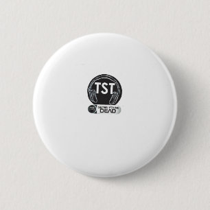 TST SATAN IST TOT Glücklicherweise Button
