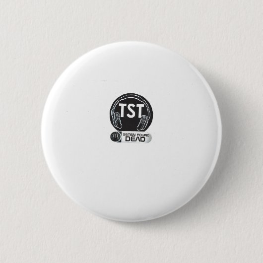 TST SATAN IST TOT Gutes Rasseln Button (Vorderseite)
