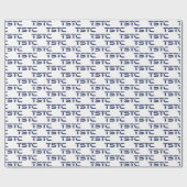 TSTC Block Logo Geschenkpapier (Flach)