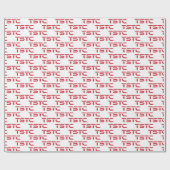 TSTC Block-Logo Geschenkpapier (Flach)