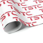 TSTC Block-Logo Geschenkpapier (Rolleneckpunkt)