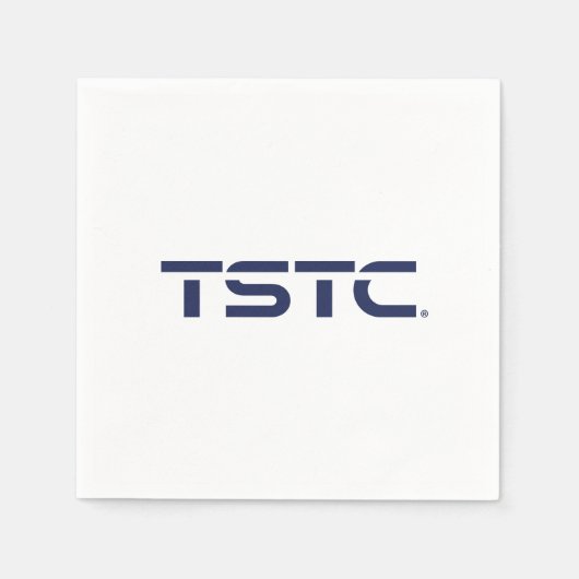 TSTC-Block-Logo Serviette (Vorderseite)