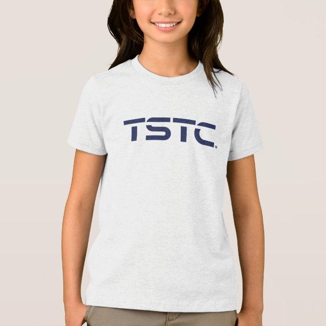 TSTC-Block-Logo Tri-Blend Shirt (Vorderseite)
