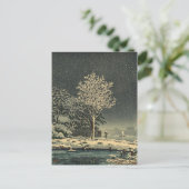 Tsuchiya Koitsu 土 屋 光 Sumidagawawa Wald Tokio Postkarte (Stehend Vorderseite)