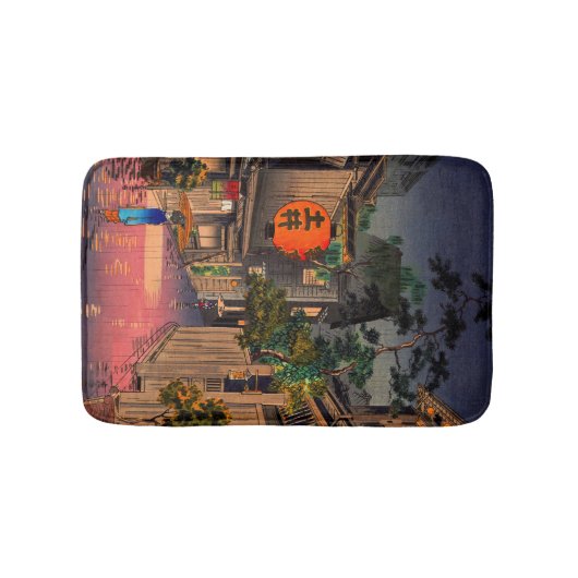 Tsuchiya Koitsu - Abend bei Ushigome Badematte (Vorderseite)