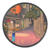 Tsuchiya Koitsu - Abend bei Ushigome Eishockey Puck (Vorderseite)