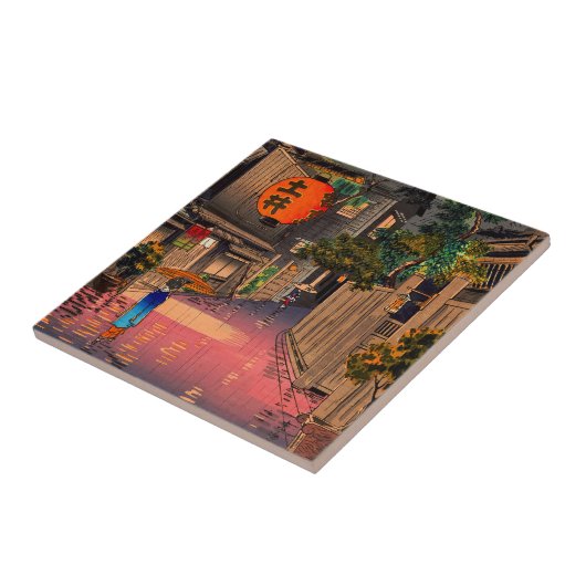 Tsuchiya Koitsu - Abend bei Ushigome Fliese (Seite)