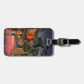 Tsuchiya Koitsu - Abend bei Ushigome Gepäckanhänger (Vorderseite horizontal)