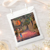 Tsuchiya Koitsu - Abend bei Ushigome Geschenktütchen (Ausgeschnitten)