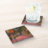 Tsuchiya Koitsu - Abend bei Ushigome Glasuntersetzer (Schrägansicht)