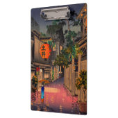 Tsuchiya Koitsu - Abend bei Ushigome Klemmbrett (Links)