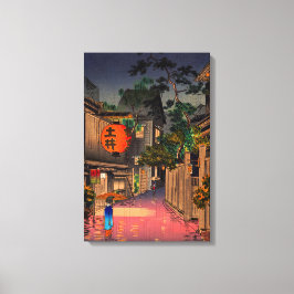Tsuchiya Koitsu - Abend bei Ushigome Leinwanddruck