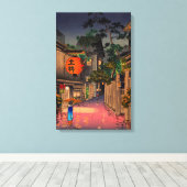 Tsuchiya Koitsu - Abend bei Ushigome Leinwanddruck (Insitu (Holzboden))