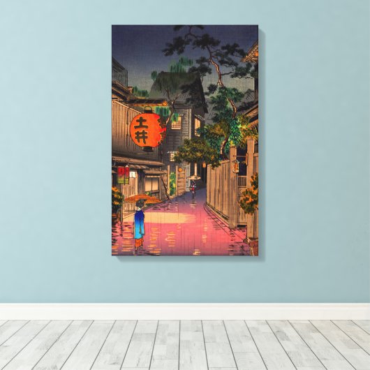 Tsuchiya Koitsu - Abend bei Ushigome Leinwanddruck (Insitu (Holzboden))