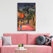 Tsuchiya Koitsu - Abend bei Ushigome Leinwanddruck (Insitu (Wohnzimmer))