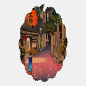 Tsuchiya Koitsu - Abend bei Ushigome Ornament Karte (Rechts)