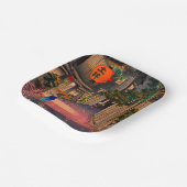 Tsuchiya Koitsu - Abend bei Ushigome Pappteller (Gewinkelt)