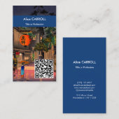 Tsuchiya Koitsu Abend bei Ushigome - QR-Code Visitenkarte (Vorne/Hinten)