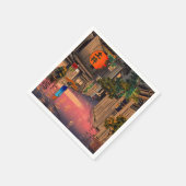 Tsuchiya Koitsu - Abend bei Ushigome Serviette (Ecke)