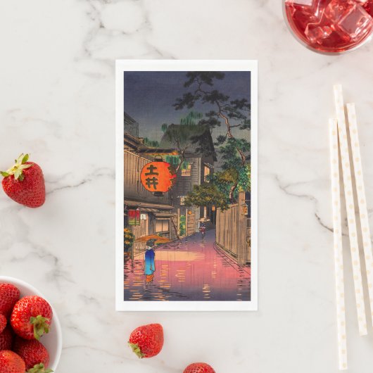 Tsuchiya Koitsu - Abend bei Ushigome Serviette (Beispiel)