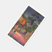 Tsuchiya Koitsu - Abend bei Ushigome Serviette (Ecke)