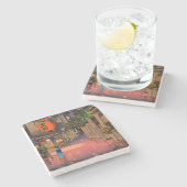 Tsuchiya Koitsu - Abend bei Ushigome Steinuntersetzer (Seitenansicht)