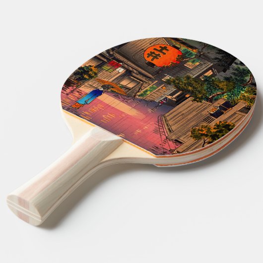 Tsuchiya Koitsu - Abend bei Ushigome Tischtennis Schläger (Vorderseite)