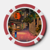 Tsuchiya Koitsu - Abend in Ushigome Pokerchips (Rückseite)