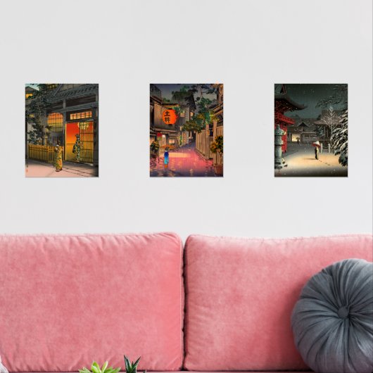 Tsuchiya Koitsu - Auswahl der Masterstudiengänge Bilderwand Sets (Wohnzimmer)
