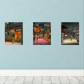 Tsuchiya Koitsu - Auswahl der Masterstudiengänge Bilderwand Sets (Holzboden)
