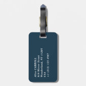 Tsuchiya Koitsu - Boote in Shinagawa, Nacht Gepäckanhänger (Rückseite vertikal)