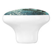 Tsuchiya Koitsu - Boote in Shinagawa, Nacht Keramikknauf (Seitenansicht)