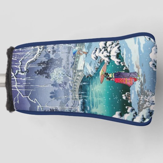 Tsuchiya Koitsu - Frühjahrsschnee bei Maruyama Golf Headcover (Vorderseite)