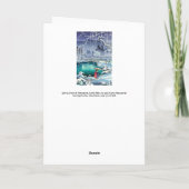 Tsuchiya Koitsu - Frühjahrsschnee bei Maruyama Karte (Rückseite)