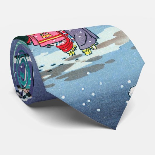 Tsuchiya Koitsu - Frühjahrsschnee bei Maruyama Krawatte (Gerollt)