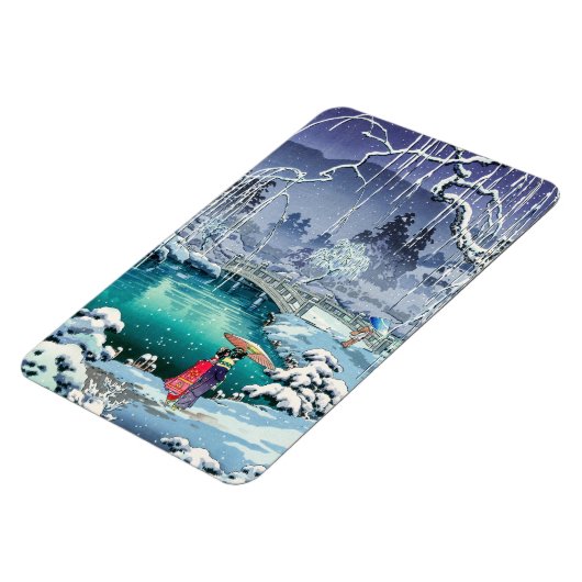 Tsuchiya Koitsu - Frühjahrsschnee bei Maruyama Magnet (Linke Seite)