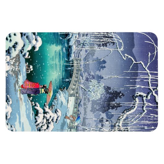 Tsuchiya Koitsu - Frühjahrsschnee bei Maruyama Magnet (Horizontal)