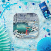 Tsuchiya Koitsu - Frühjahrsschnee bei Maruyama Pappteller (Party)