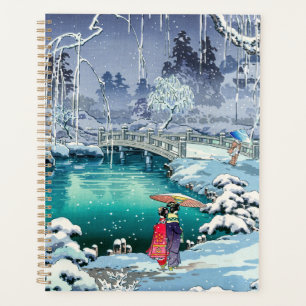 Tsuchiya Koitsu - Frühjahrsschnee bei Maruyama Planer