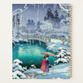 Tsuchiya Koitsu - Frühjahrsschnee bei Maruyama Planer (Rückseite)