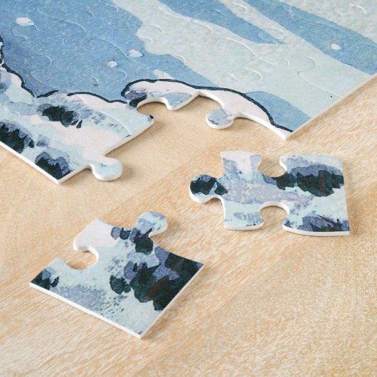 Tsuchiya Koitsu - Frühjahrsschnee bei Maruyama Puzzle (Seite)