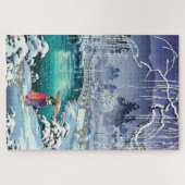 Tsuchiya Koitsu - Frühjahrsschnee bei Maruyama Puzzle (Horizontal)