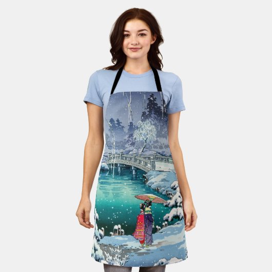 Tsuchiya Koitsu - Frühjahrsschnee bei Maruyama Schürze (Getragen)