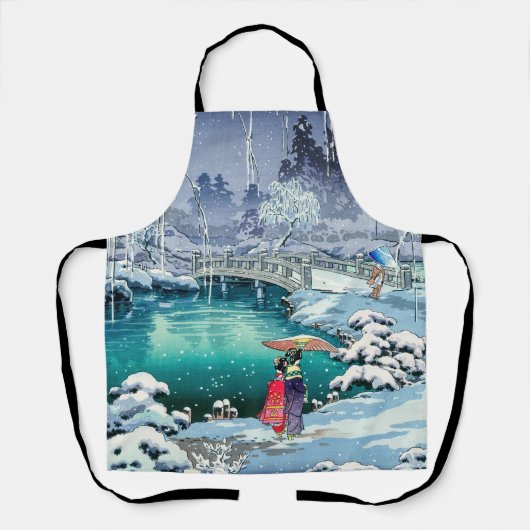 Tsuchiya Koitsu - Frühjahrsschnee bei Maruyama Schürze (Vorderseite)