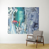 Tsuchiya Koitsu - Frühjahrsschnee bei Maruyama Wandteppich (Beispiel (Horizontal))