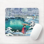 Tsuchiya Koitsu - Frühlings-Schnee in Maruyama Mousepad (Mit Mouse)