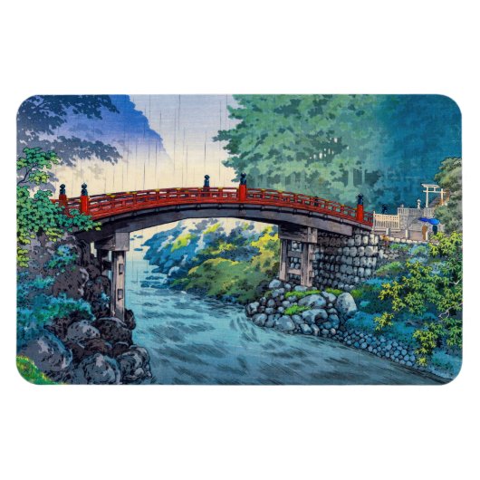 Tsuchiya Koitsu - Heilige Brücke bei Nikko Magnet (Horizontal)